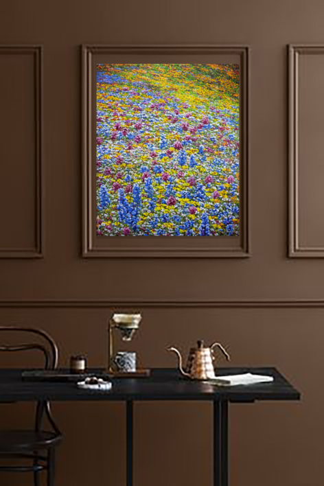 El Campo de Flores Silvestres . | Pintura de Anastasia Woron | Compra arte en Flecha.es