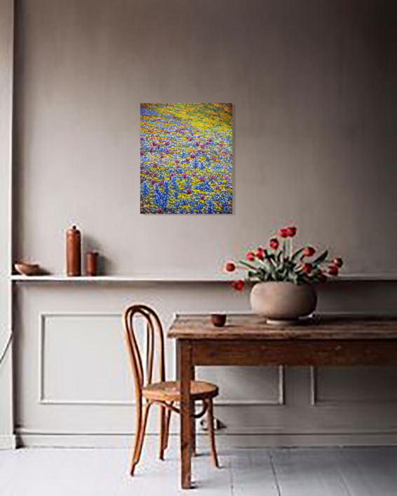 El Campo de Flores Silvestres . | Pintura de Anastasia Woron | Compra arte en Flecha.es