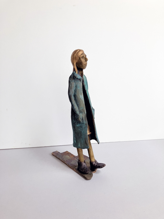 Solo sabe que se va |Escultura de Ana Valenciano | Compra arte en Flecha.es