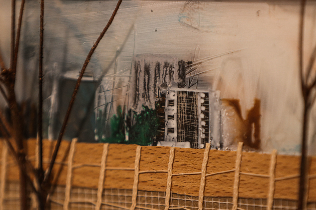 Ciudad Custodiada | Collage de Fran Arrojo Lamo | Compra arte en Flecha.es