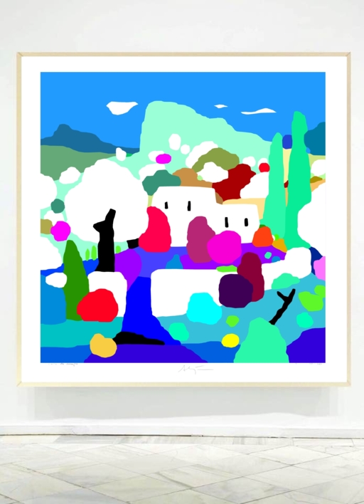 La casa del sol nacido (81x81cm) | Dibujo de ALEJOS | Compra arte en Flecha.es
