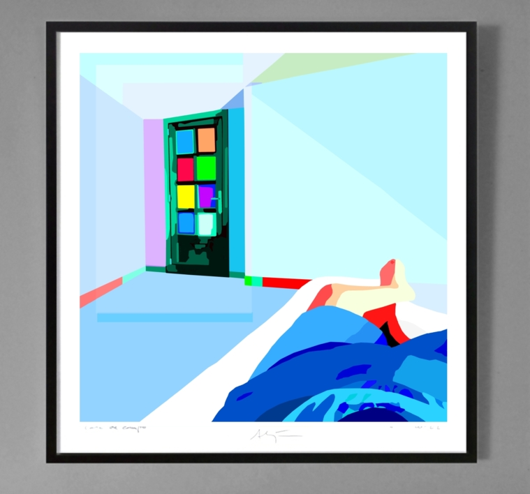My doorbell (81x81cm) | Dibujo de ALEJOS | Compra arte en Flecha.es