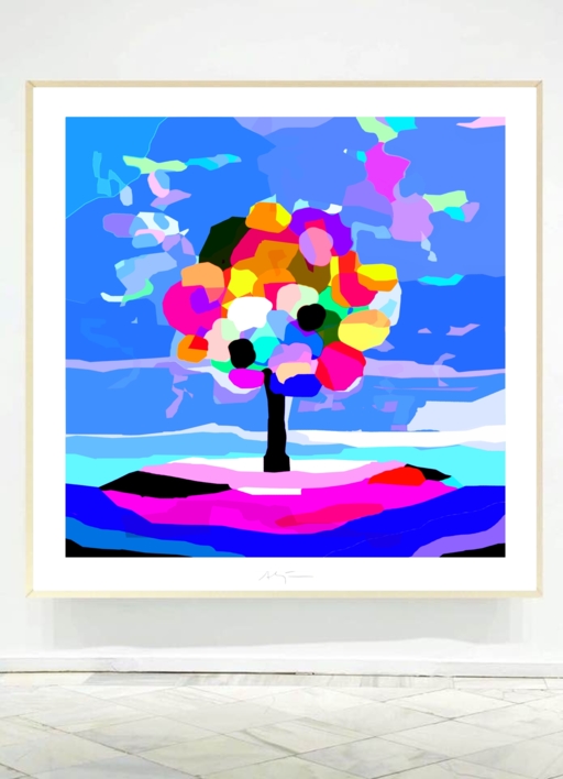 B rain storming (100x100cm) | Digital de ALEJOS | Compra arte en Flecha.es