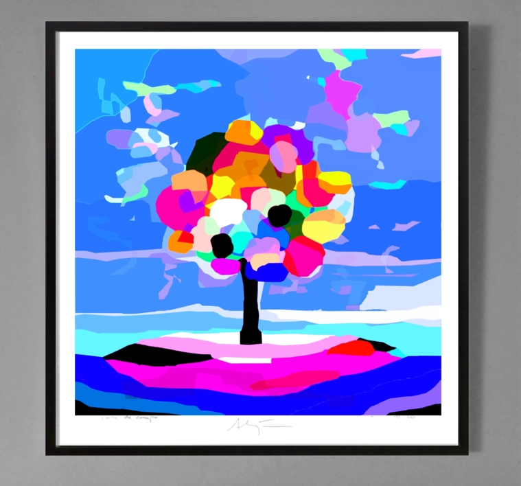 B rain storming (100x100cm) | Digital de ALEJOS | Compra arte en Flecha.es