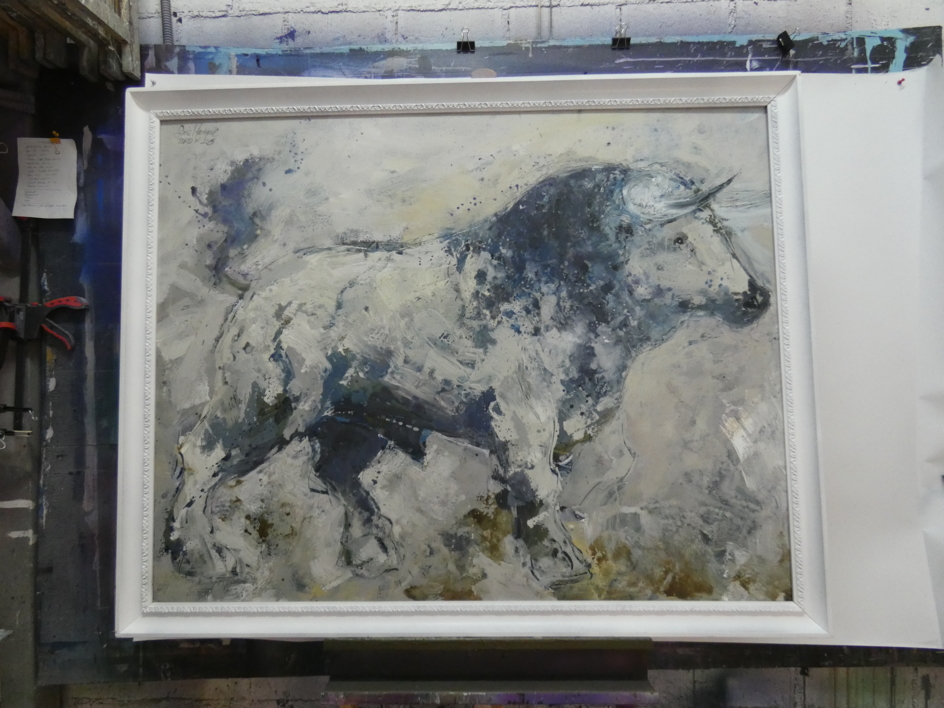 toro nº 26 | Pintura de saiz manrique | Compra arte en Flecha.es
