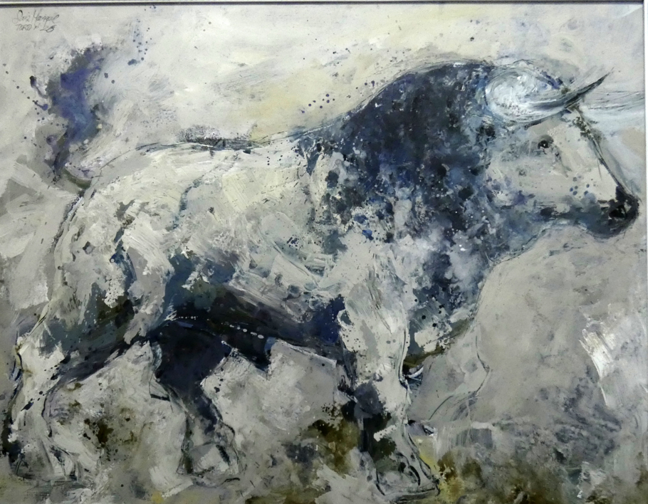 toro nº 26 | Pintura de saiz manrique | Compra arte en Flecha.es