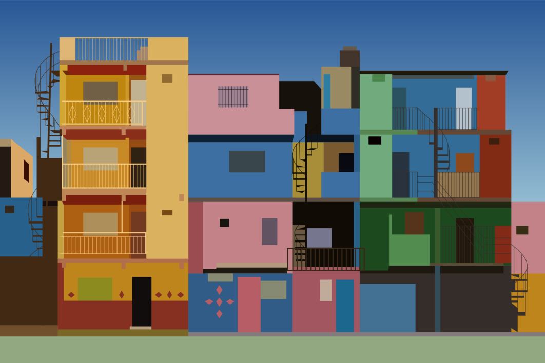 Villa 31 |Dibujo de Munilla | Compra arte en Flecha.es