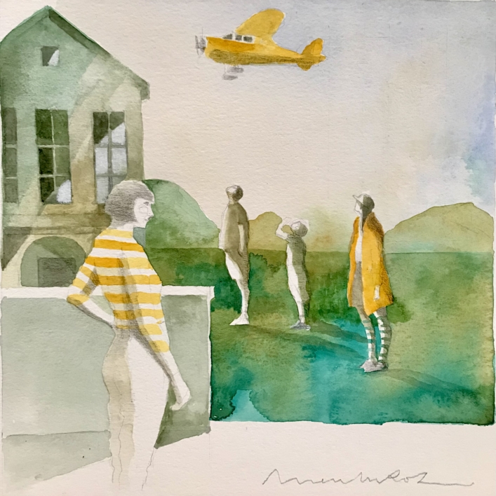 Paraíso |Pintura de Menchu Uroz | Compra arte en Flecha.es