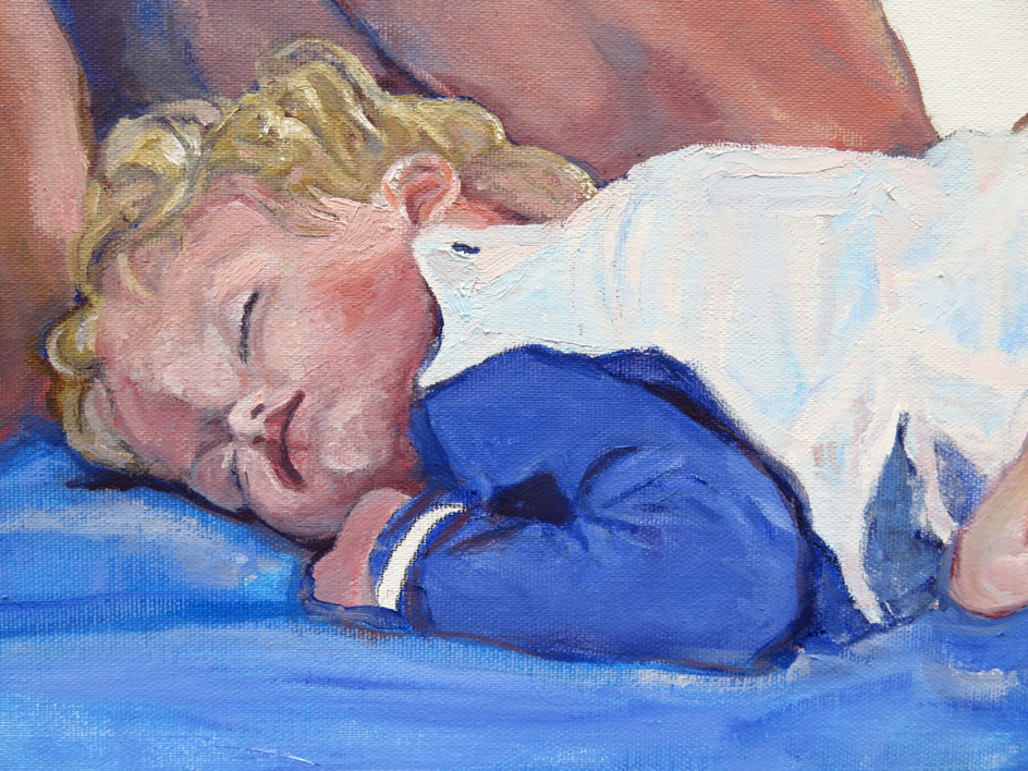 Familia monoparental | Pintura de JESÚS MANUEL MORENO | Compra arte en Flecha.es