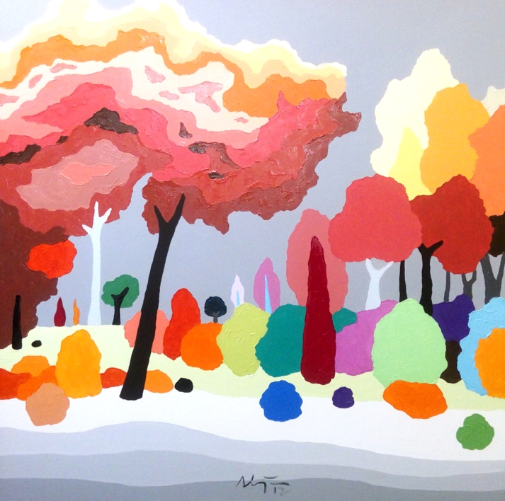 Naturaleza es ley |Pintura de ALEJOS | Compra arte en Flecha.es