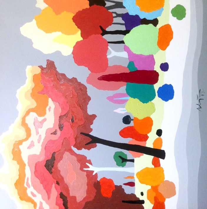 Naturaleza es ley | Pintura de ALEJOS | Compra arte en Flecha.es