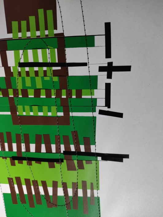 Verde y en botella | Collage de Fabiana Zapata | Compra arte en Flecha.es