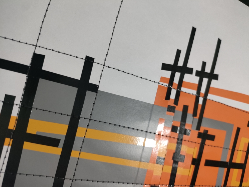 La naranja mecánica | Collage de Fabiana Zapata | Compra arte en Flecha.es