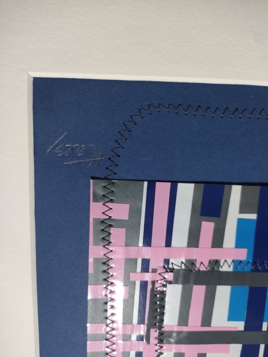Azul profundo | Collage de Fabiana Zapata | Compra arte en Flecha.es