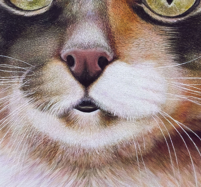 El Gato. El Gato Pelirojo. | Pintura de Anastasia Woron | Compra arte en Flecha.es