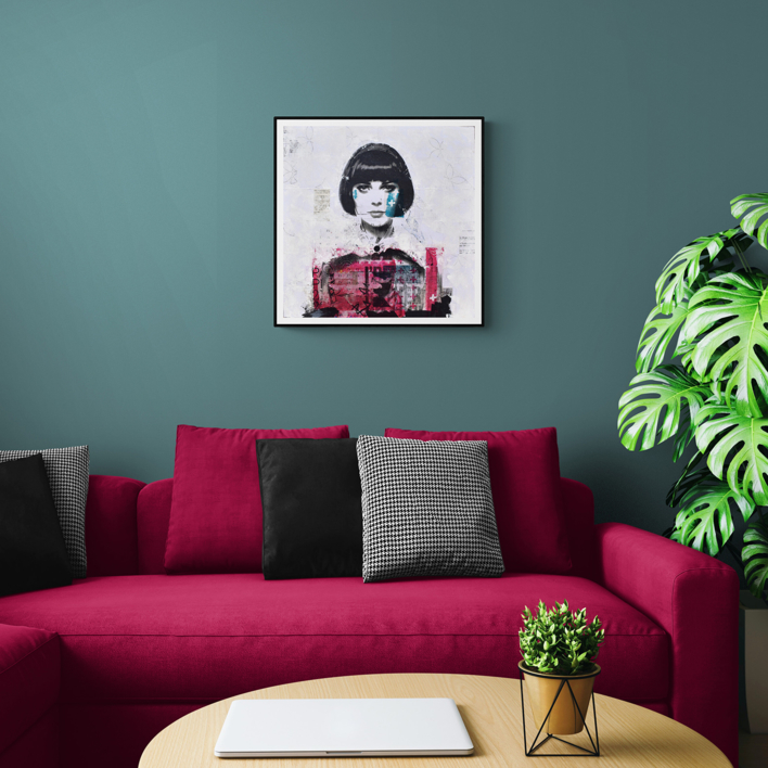 Fuchsia Portrait | Collage de Manel Villalonga | Compra arte en Flecha.es