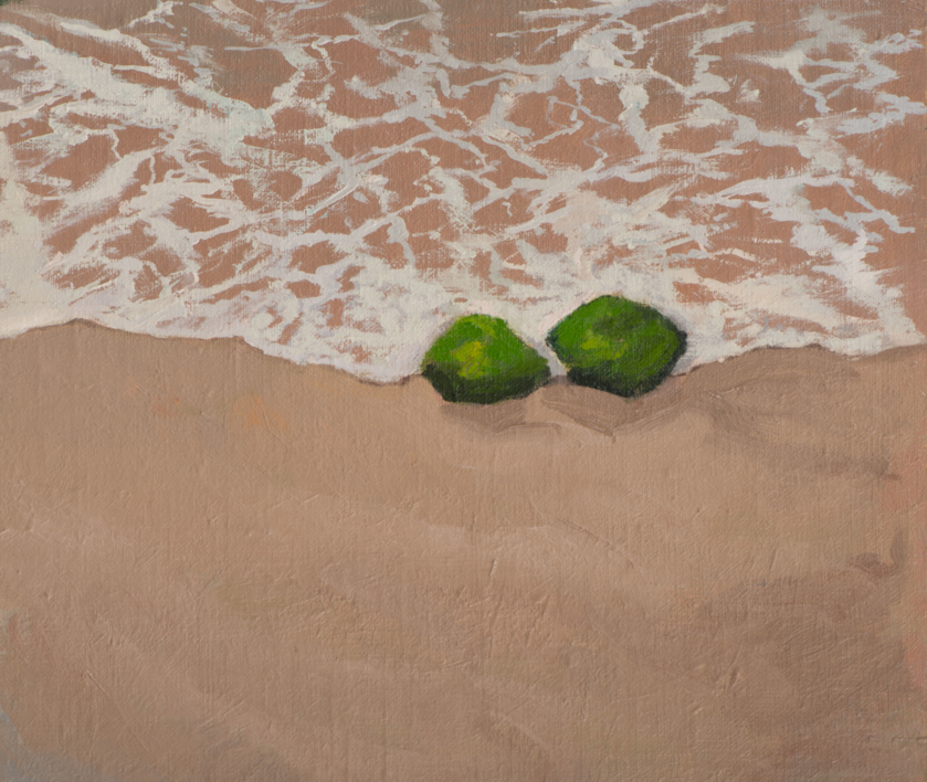 Piedras Verdes II. (díptico) | Pintura de Álvarez Cebrián | Compra arte en Flecha.es