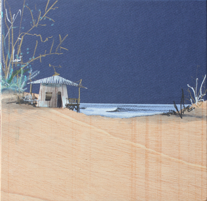 Olas de luna |Collage de Eduardo Query | Compra arte en Flecha.es