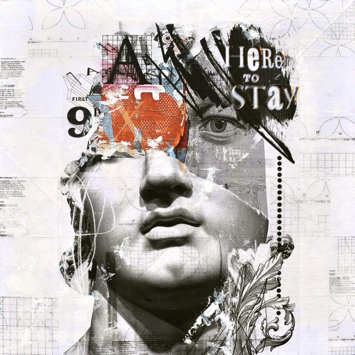 Collage_Here to stay |Collage de Manel Villalonga | Compra arte en Flecha.es