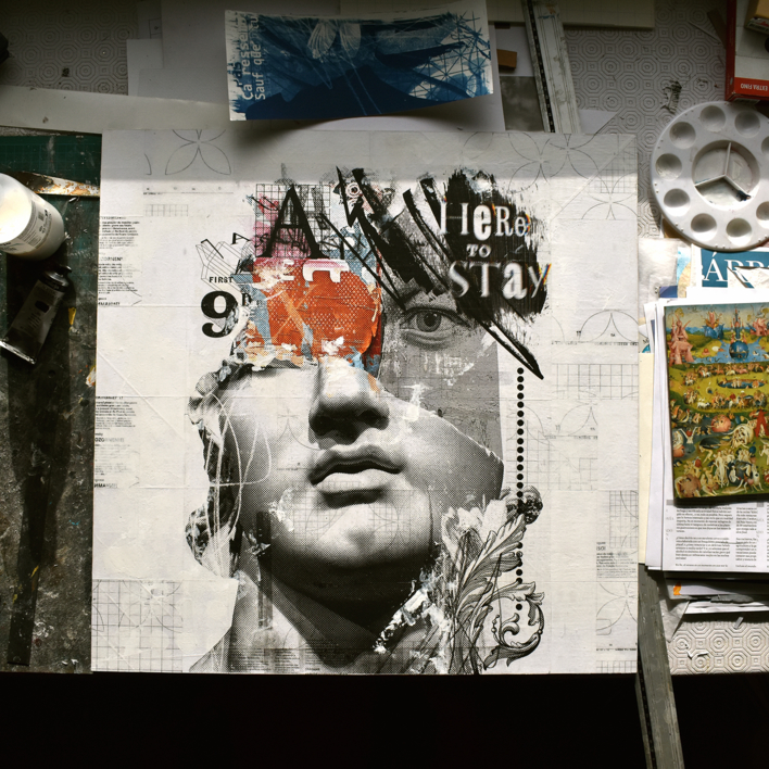Collage_Here to stay | Collage de Manel Villalonga | Compra arte en Flecha.es