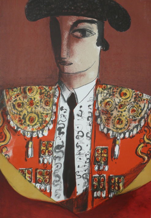 Bullfigther |Obra gráfica de Didier Lourenço | Compra arte en Flecha.es