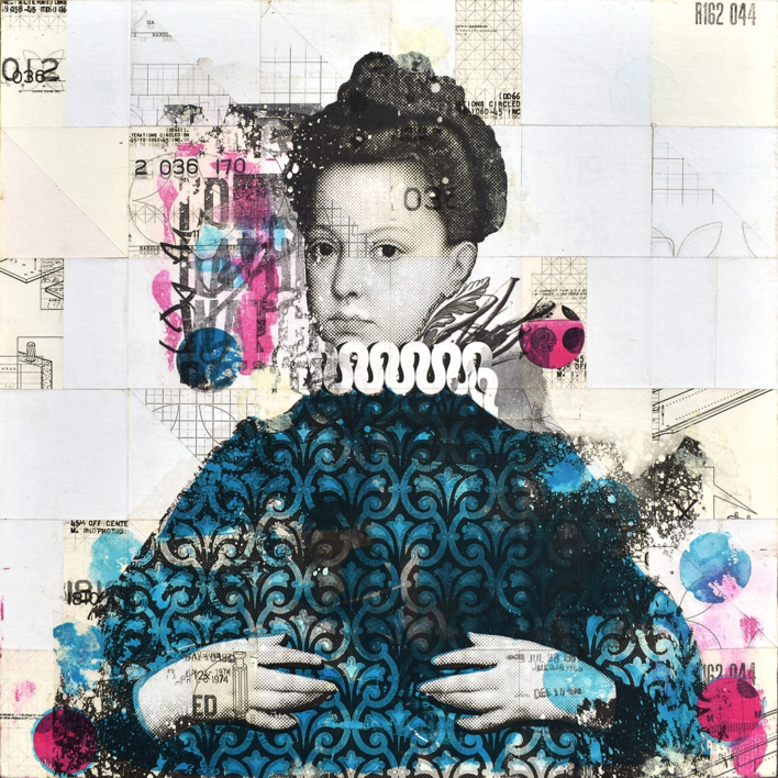 Infanta Isabella |Collage de Manel Villalonga | Compra arte en Flecha.es