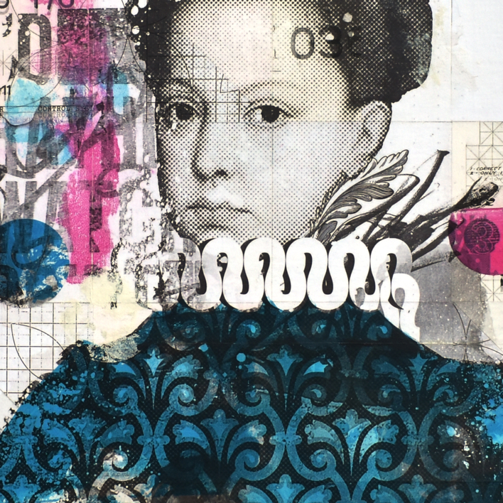Infanta Isabella | Collage de Manel Villalonga | Compra arte en Flecha.es