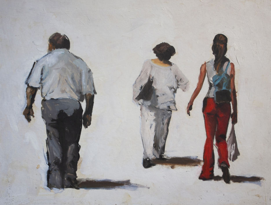 Estudio de personajes |Pintura de Luis Chichón | Compra arte en Flecha.es
