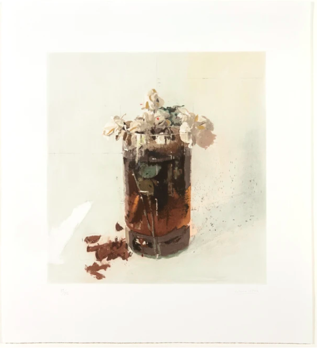 Rosas de Ávila II |Dibujo de Antonio López | Compra arte en Flecha.es