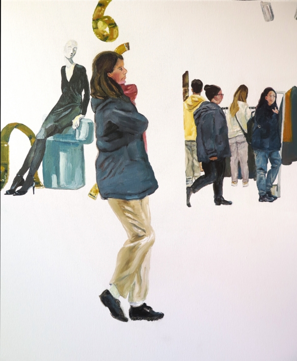 Moda  Invierno | Pintura de JESÚS MANUEL MORENO | Compra arte en Flecha.es