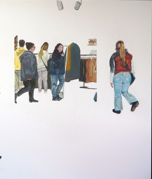 Moda  Invierno | Pintura de JESÚS MANUEL MORENO | Compra arte en Flecha.es