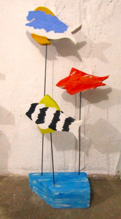 Peces |Escultura de Miguel Costales | Compra arte en Flecha.es