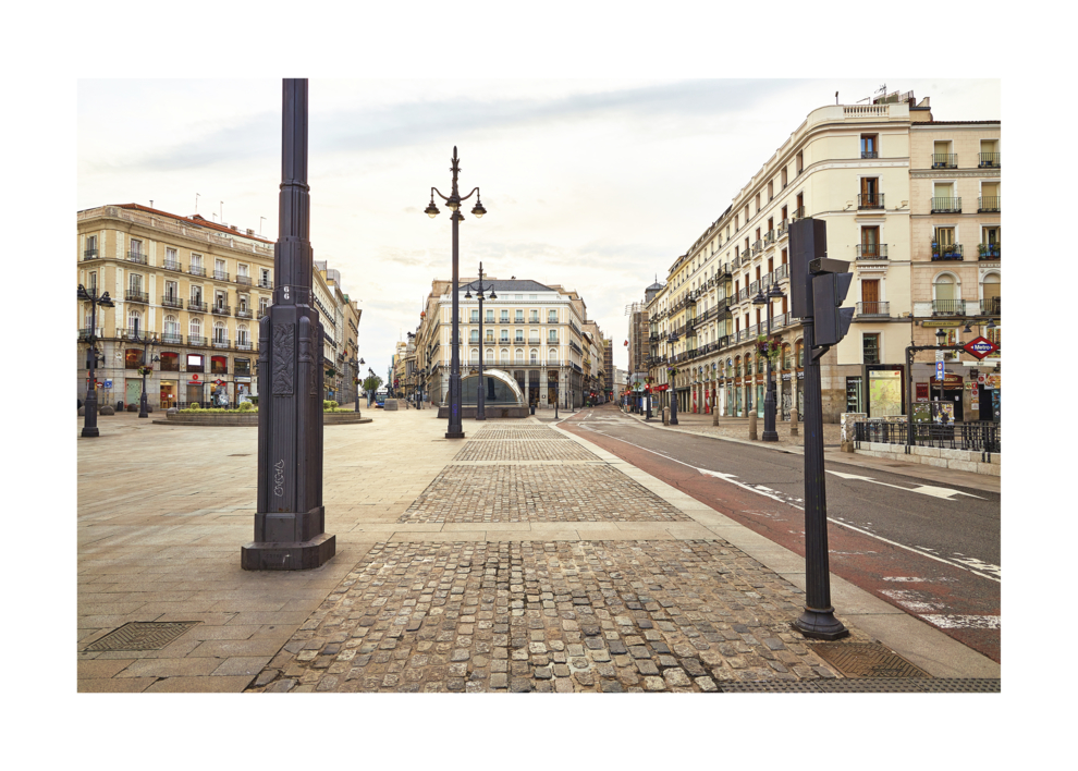 Insólita estampa del corazón de Madrid |Fotografía de Iván Abanades Medina | Compra arte en Flecha.es