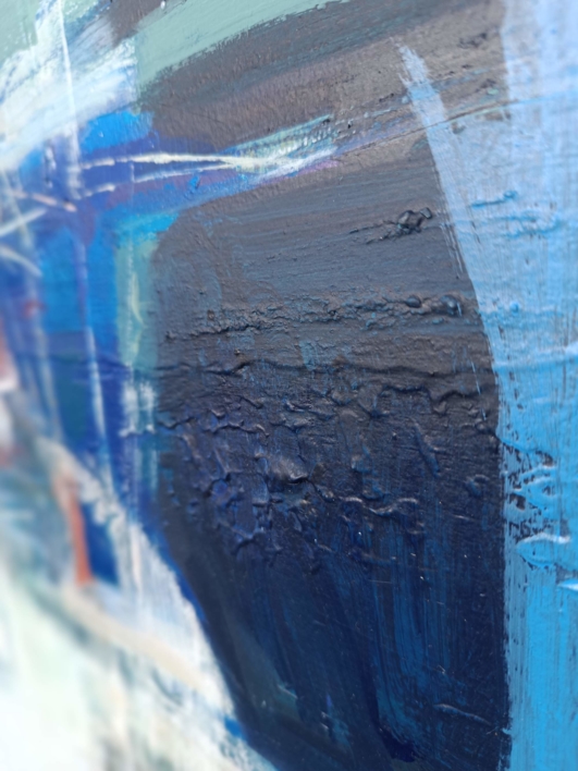 Entre las Cuerdas (Between The Ropes) | Pintura de Magdalena Morey | Compra arte en Flecha.es