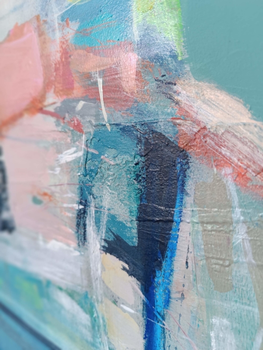 Entre las Cuerdas (Between The Ropes) | Pintura de Magdalena Morey | Compra arte en Flecha.es