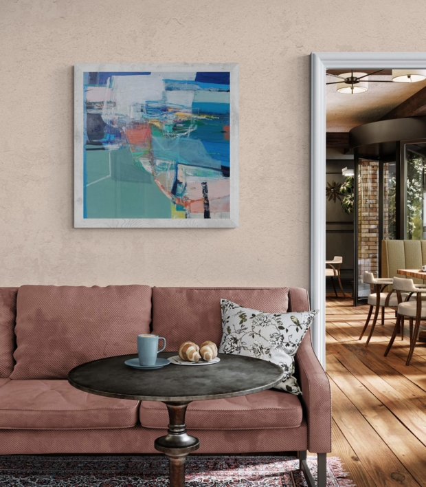 Entre las Cuerdas (Between The Ropes) | Pintura de Magdalena Morey | Compra arte en Flecha.es