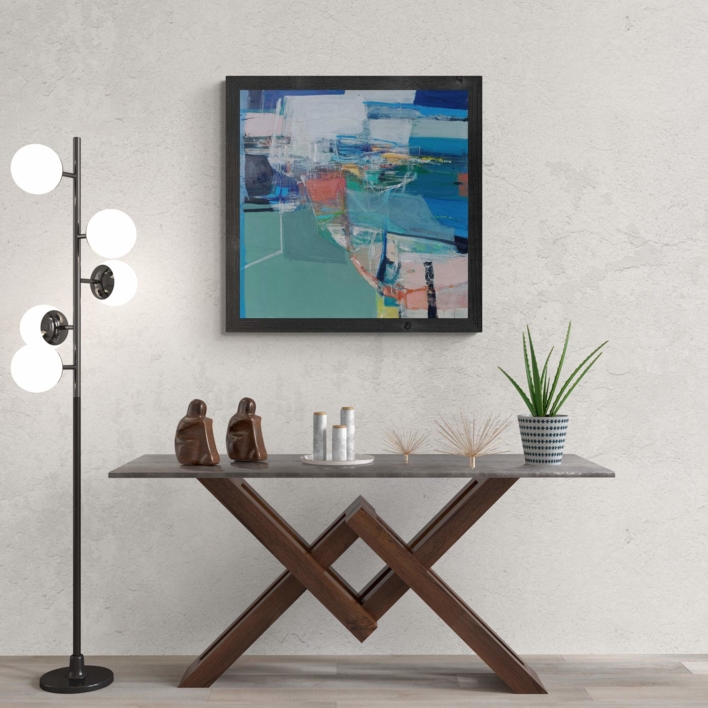 Entre las Cuerdas (Between The Ropes) | Pintura de Magdalena Morey | Compra arte en Flecha.es