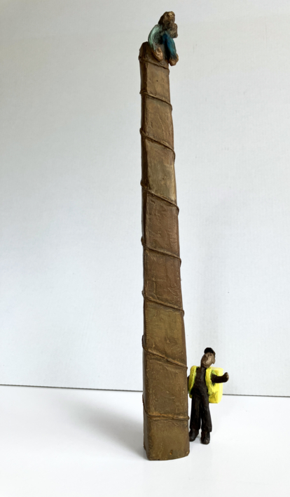 ¿No hay ascensor? | Escultura de Ana Valenciano | Compra arte en Flecha.es