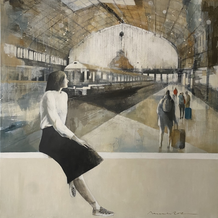 Espacios de Luz II |Dibujo de Menchu Uroz | Compra arte en Flecha.es