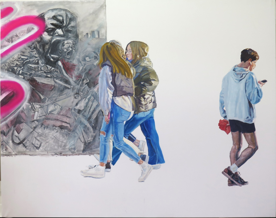 El eco de un grito |Pintura de JESÚS MANUEL MORENO | Compra arte en Flecha.es