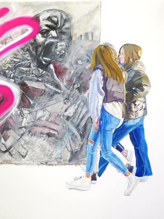El eco de un grito | Pintura de JESÚS MANUEL MORENO | Compra arte en Flecha.es