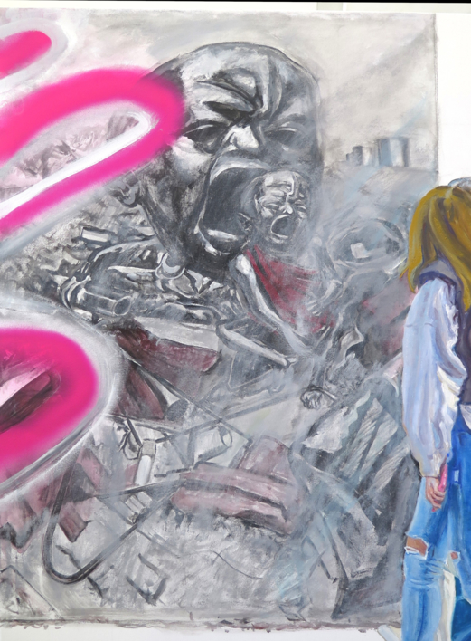 El eco de un grito | Pintura de JESÚS MANUEL MORENO | Compra arte en Flecha.es
