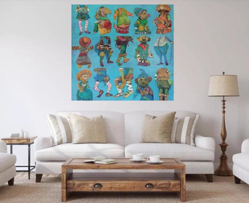 Fragments - Tuesday 18 | Pintura de Francisco Santos | Compra arte en Flecha.es