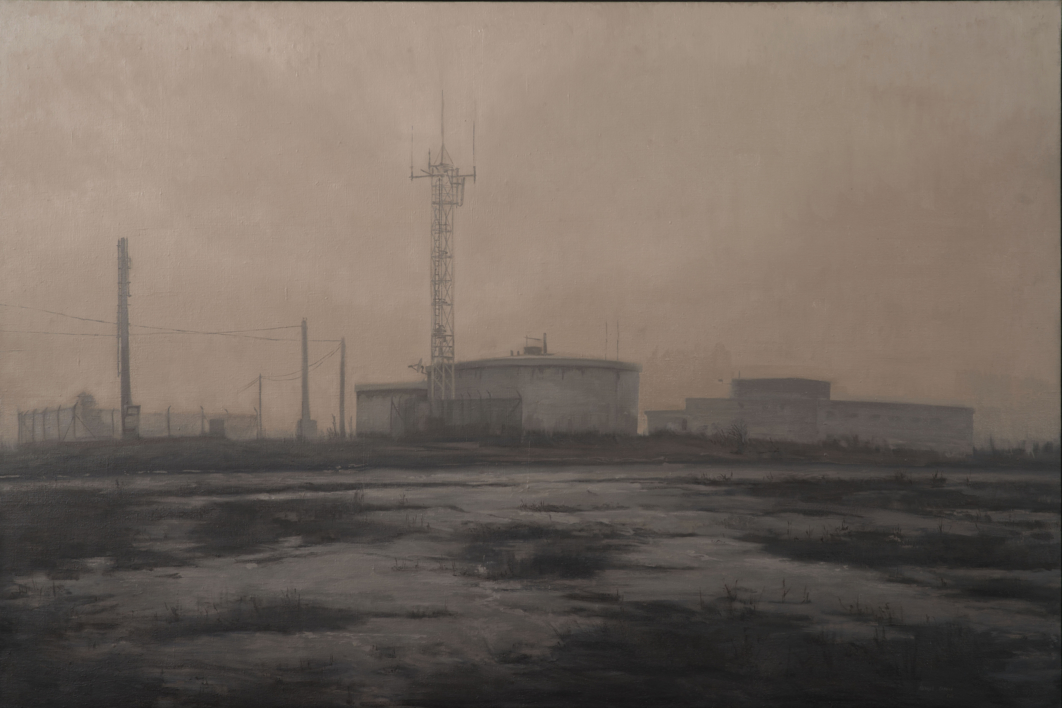 Pero amaneció con niebla. |Pintura de Álvarez Cebrián | Compra arte en Flecha.es