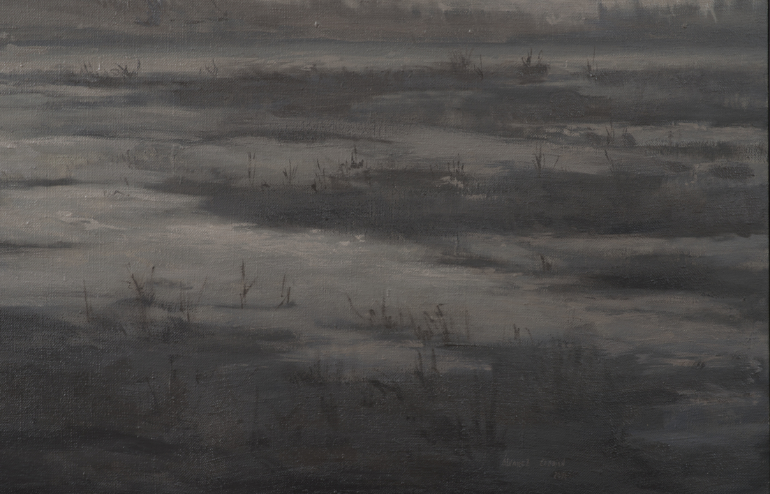 Pero amaneció con niebla. | Pintura de Álvarez Cebrián | Compra arte en Flecha.es