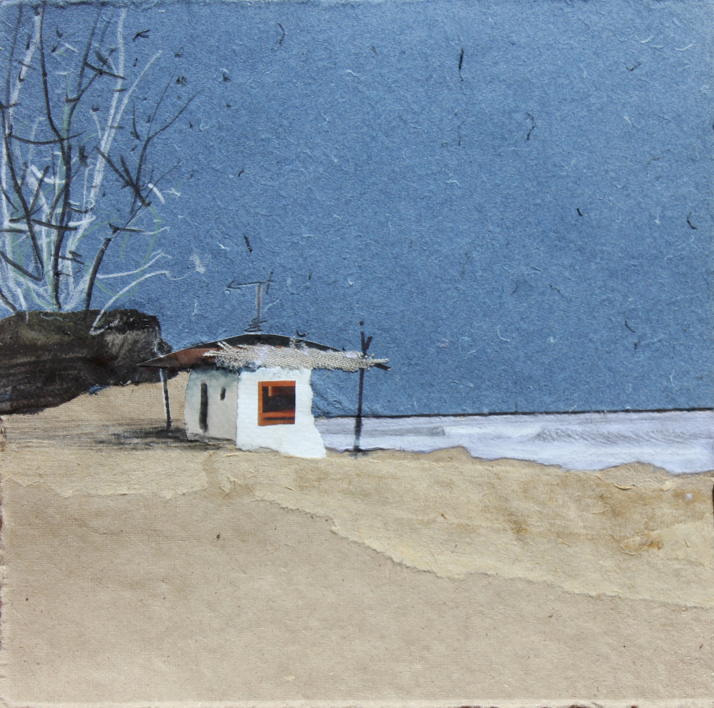 Entre nubes |Collage de Eduardo Query | Compra arte en Flecha.es