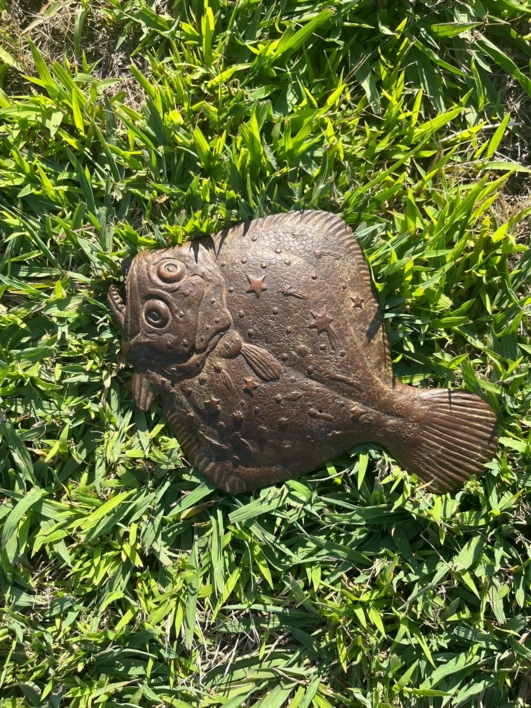 Rodaballo pequeño |Escultura de Cristóbal | Compra arte en Flecha.es