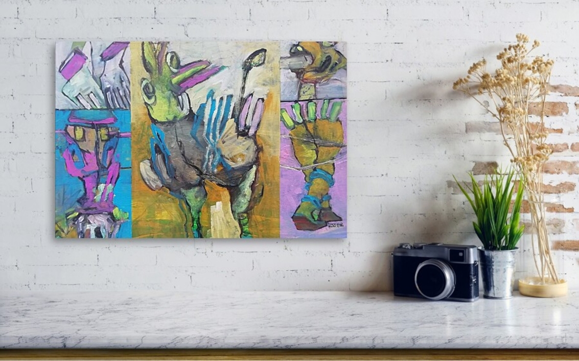 Abstract fragments 16 | Pintura de Francisco Santos | Compra arte en Flecha.es