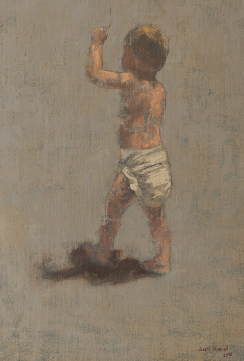 Protector (díptico) | Pintura de Álvarez Cebrián | Compra arte en Flecha.es