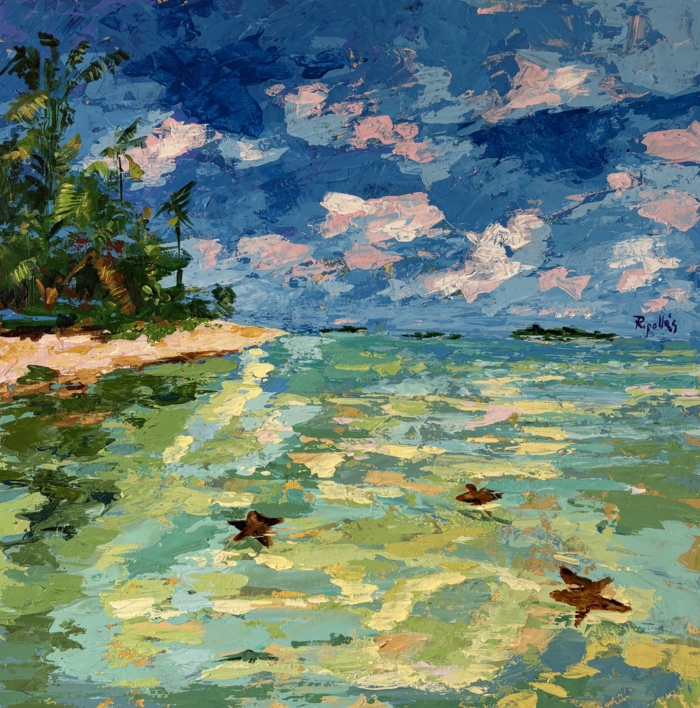 Caricias del mar |Pintura de Paloma Ripollés | Compra arte en Flecha.es